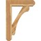 Ekena Millwork Legacy Craftsman Rough Sawn Bracket w/ Offset Brace, Western Red Cedar, 8"W x 30"D x 42"H BKT0806X30X42LEC04RWR - alternate 2